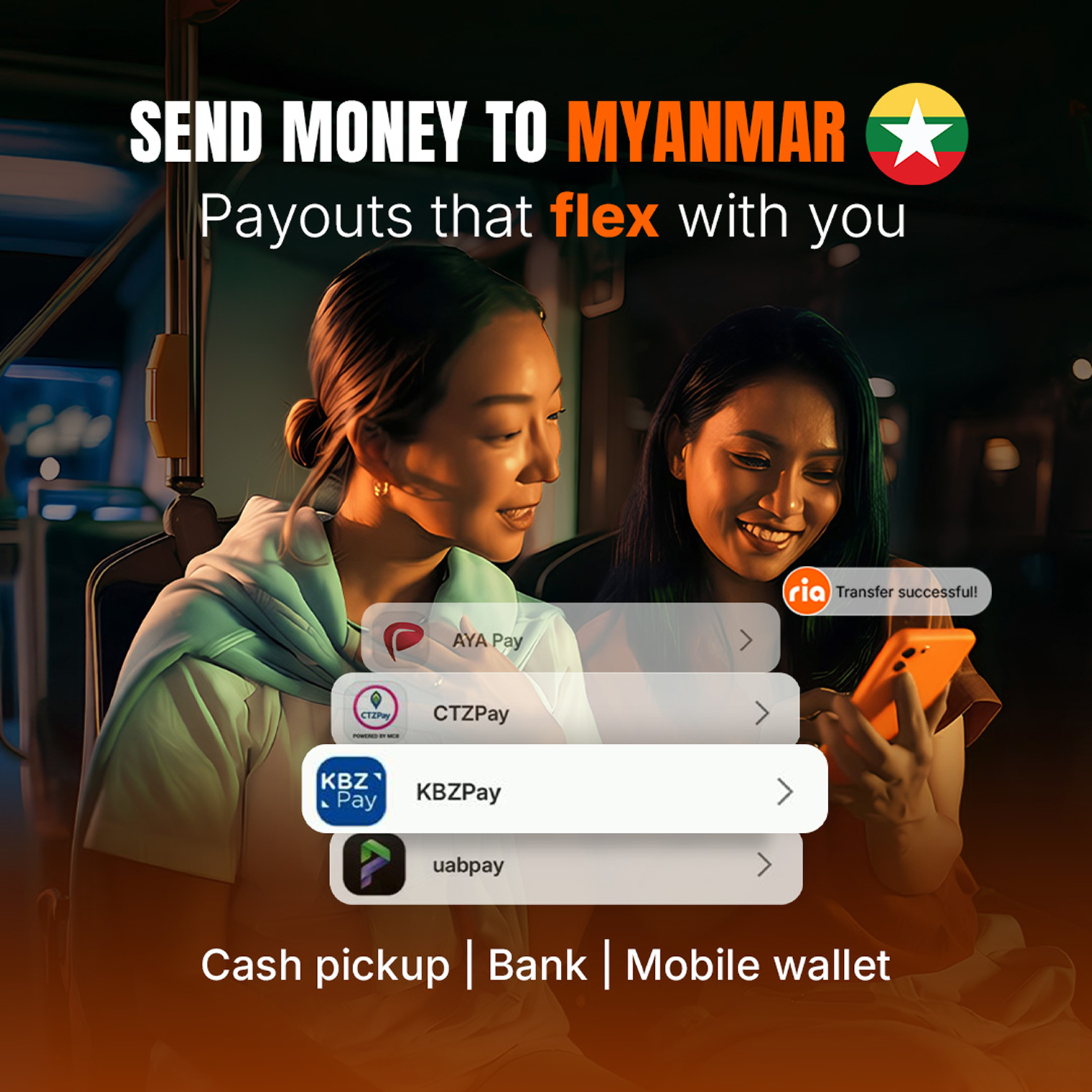 Payout campaign static, Myanmar